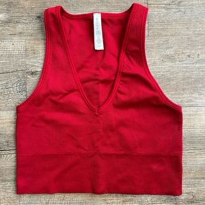 Athleta Aurora Seamless Crop Rib Tank